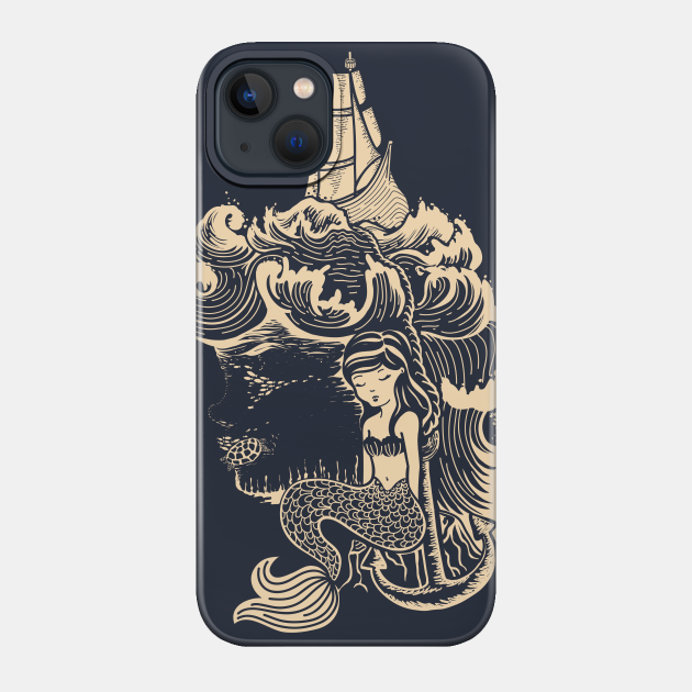 Surreal Mermaid - Ocean - Phone Case