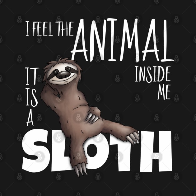 I Feel The Animal Inside Me Sloth Loafer by SkizzenMonster