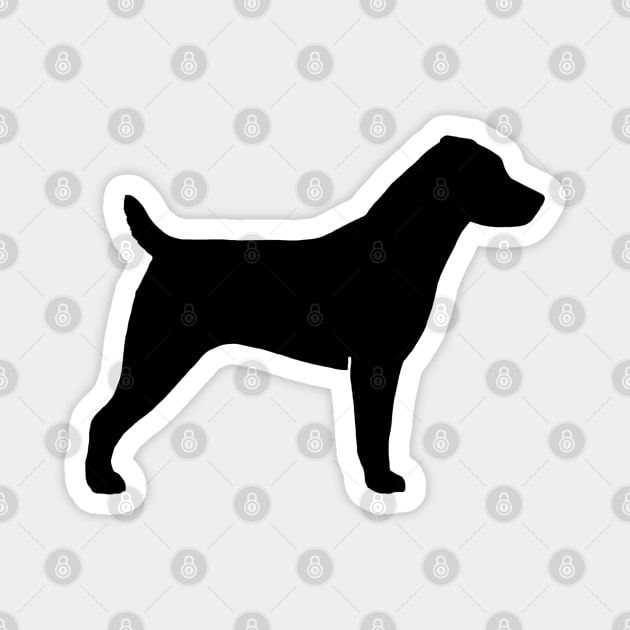 Jack Russell Terrier Silhouette Magnet by Coffee Squirrel