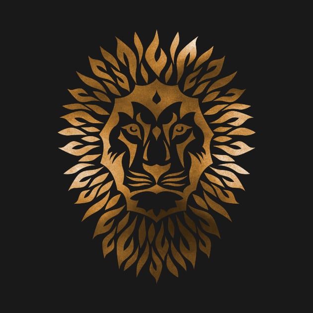 Gold Lion by PallKris