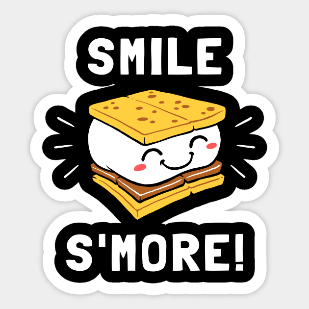 Smile S'more Funny Campfire Camping T-Shirt Smile S'more Funny Campfire Camping T-Shirt