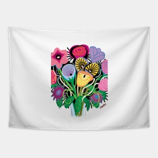 Animal Flowers Tapestry