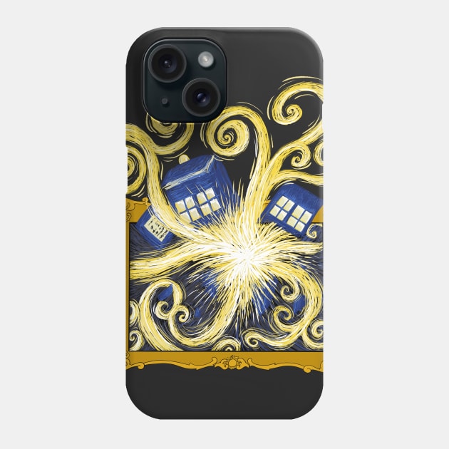 Exploding Tardis - Doctor Who Phone Case by Creighcreigh
