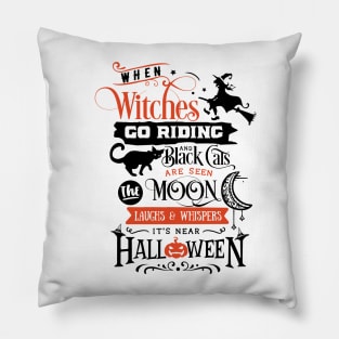 when Witches go riding Pillow