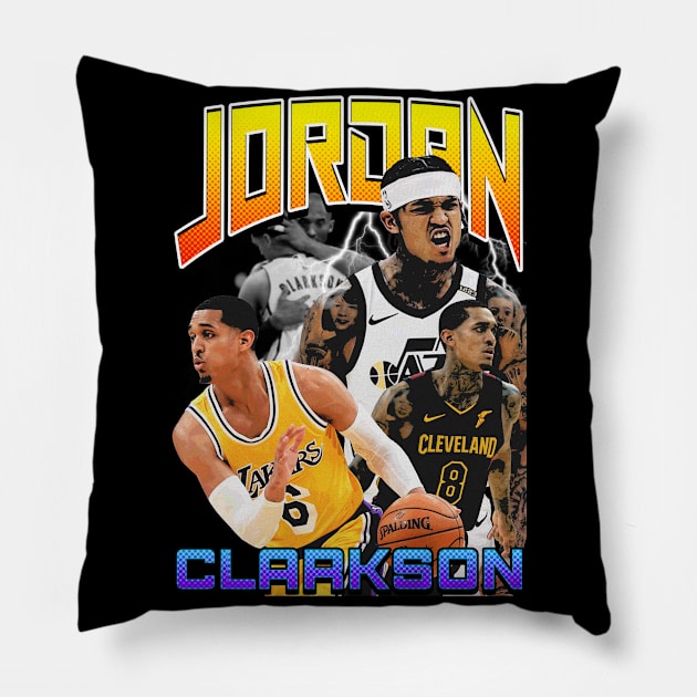 jordan clarkson Pillow by 10thstreet