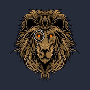 cyber punk lion T-Shirt