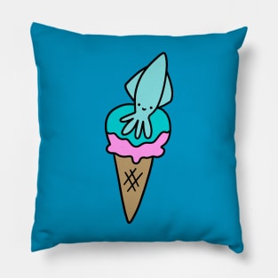 Icecream Cone Squid Pillow