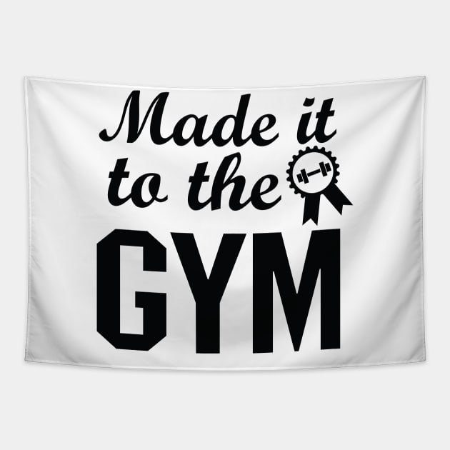 Motivation Gym For Men Women Tapestry by macshoptee