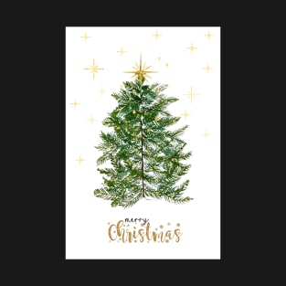 Christmas Tree Postcard T-Shirt