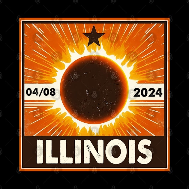 Illinois solar eclipse 2024 by BestCatty 