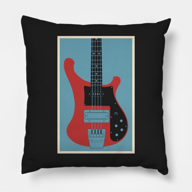 4001 Bass Pillow by mrspaceman