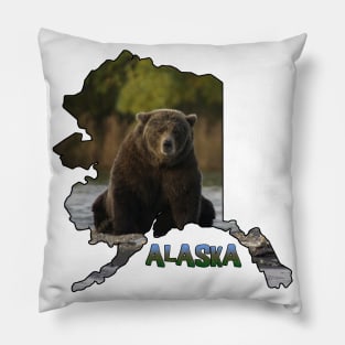 Alaska (Grizzly Bear) Pillow