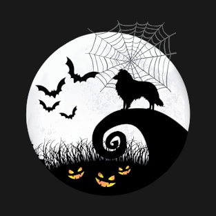 Sheltie and moon halloween T-Shirt