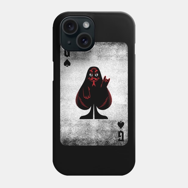 Grimace of Spades Phone Case by toadyco