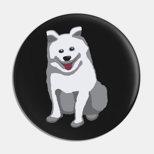 American Eskimo Dog Pin by yellowkats