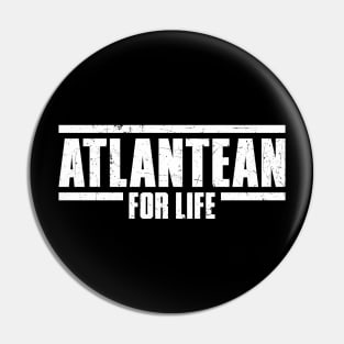 Atlantean For Life Pin