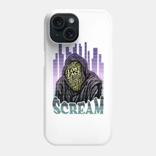 Scream VI (Scream 6) ghostface lostface horror movie graphic design Phone Case