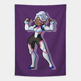 Super Strong Space Mom Tapestry