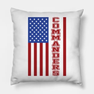 Commanders Football Pillow