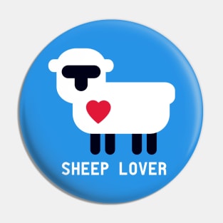 Sheep lover Pin