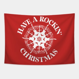 Have A Rockin' Christmas Tapestry