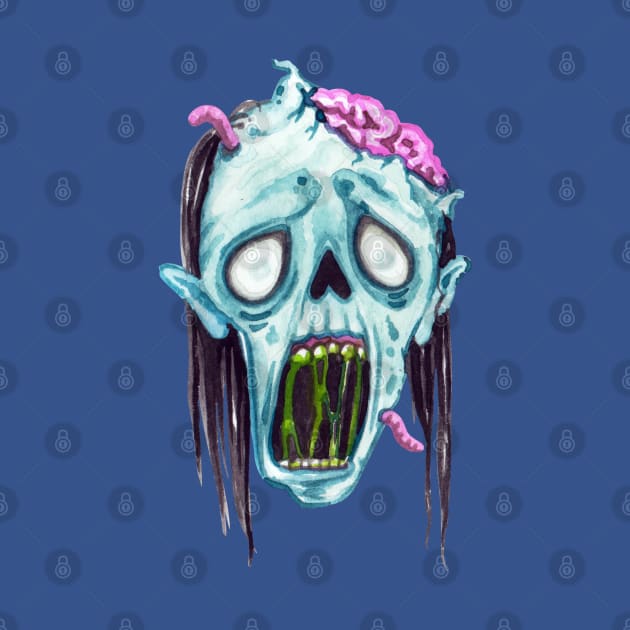 Halloween  Scary Zombie Face by holidaystore