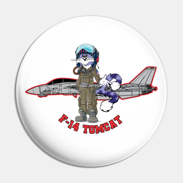 Grumman F-14 Tomcat Pilot - Air Boss Pin by TomcatGypsy