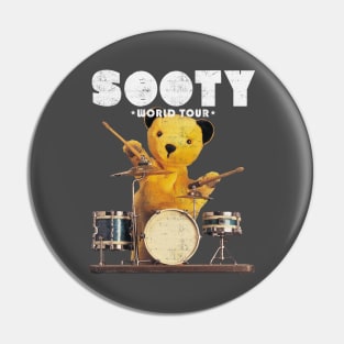 Sooty World Tour Drums Pin