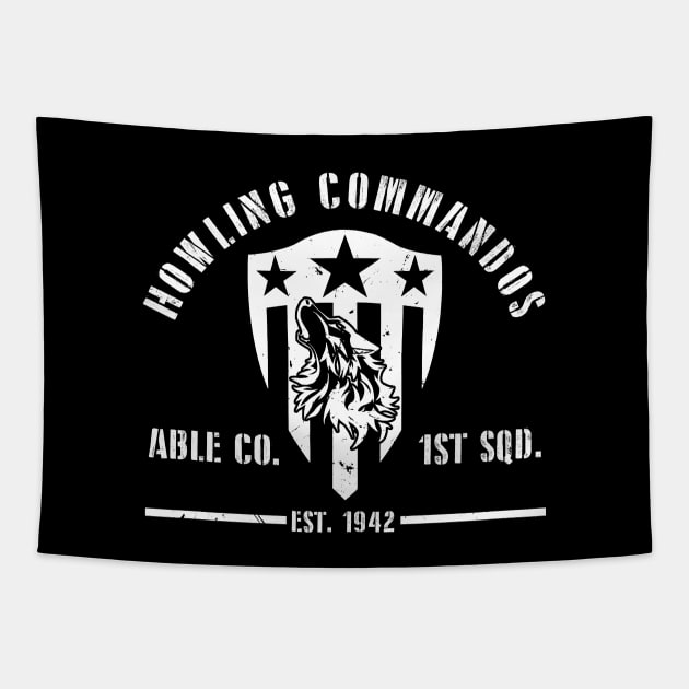 Howling Commandos Squad Tapestry by PopCultureShirts