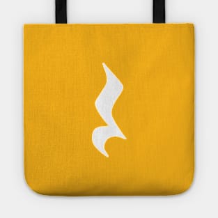 Rest Symbol Musical Notation in white Tote