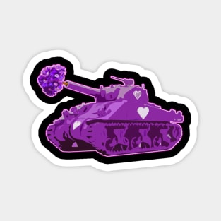 Purple Love Tank Magnet