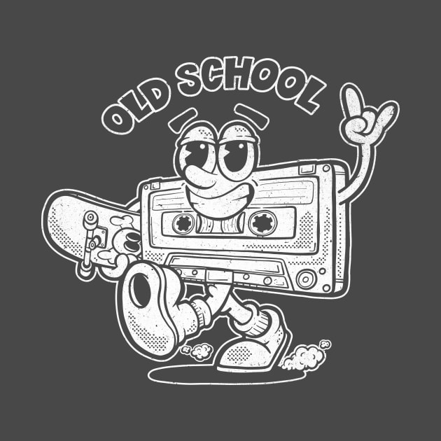 Old School Cassette Tape Character by Chris Nixt