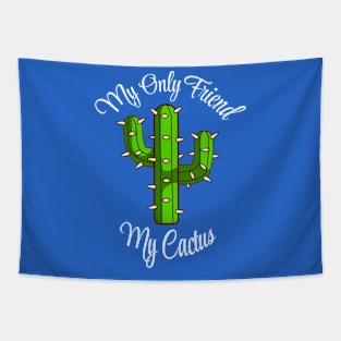 My Friend Cactus Design Tapestry