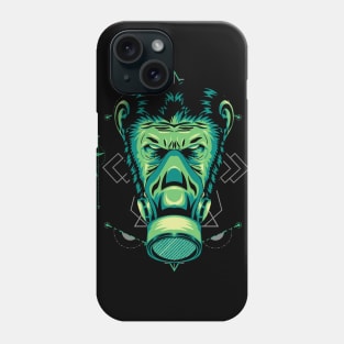 mask apes head Phone Case