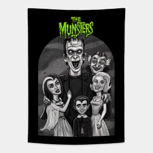 The Munsters (text) Tapestry