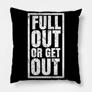 BLACK AND WHITE FULL OUT Pillow