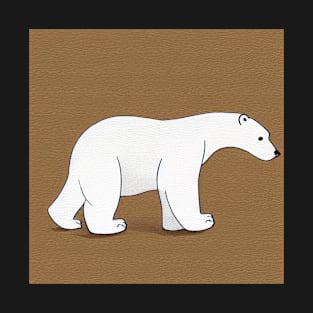 The illustration of a cute polar bear T-Shirt