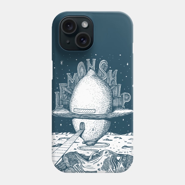 Lemonship band artwork Phone Case by Somewhat Records