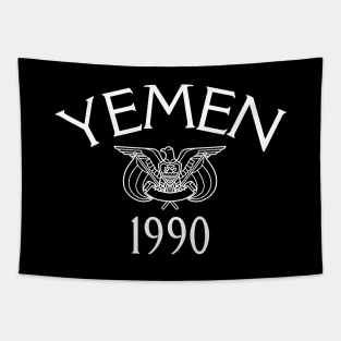 Yemeni Patriotic Design, Eagle Emblem, 1990 | Gifts for Yemenis | Gifts for Yemeni Americans Tapestry