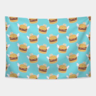 Angel Burger Pattern Tapestry