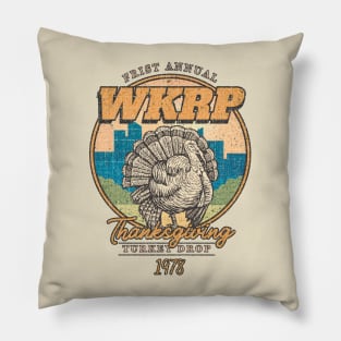 WKRP Turkey Drop 1978 Pillow