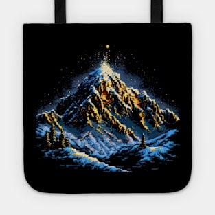 Mount Everest Pixel Art Tote