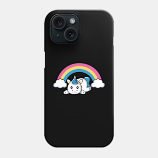 Existential Angst: A Saddened Unicorn in an Existential Crisis Phone Case