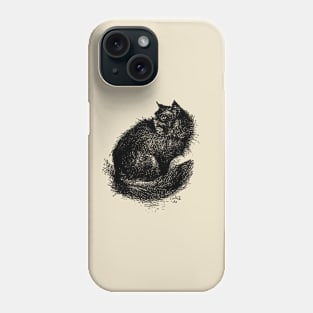 A Gentle Fuzzy Cat Phone Case