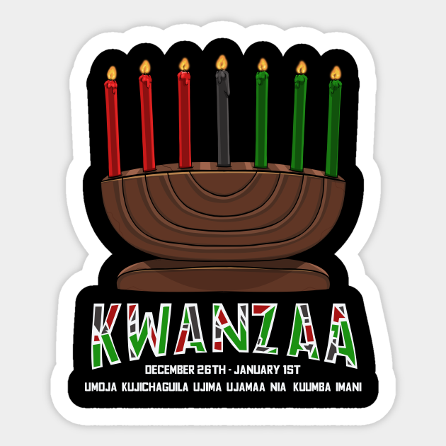 Kwanzaa Kinara Candle Kwanzaa Kinara Kwanzaa Candles Sticker Teepublic