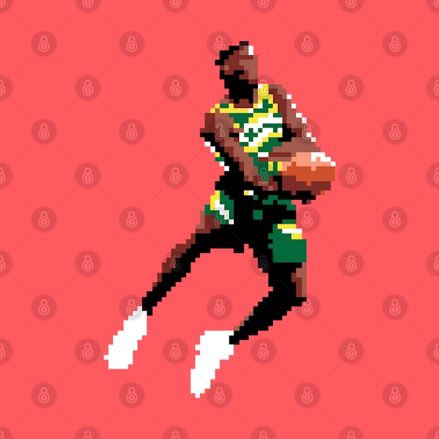 Shawn Kemp Pixel Windmill Dunk by qiangdade