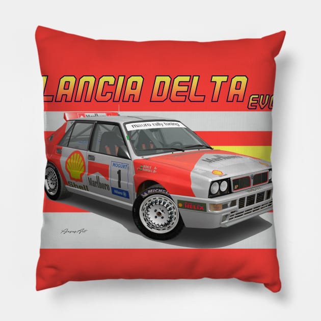 Lancia Delta EVO GrpA Pillow by PjesusArt