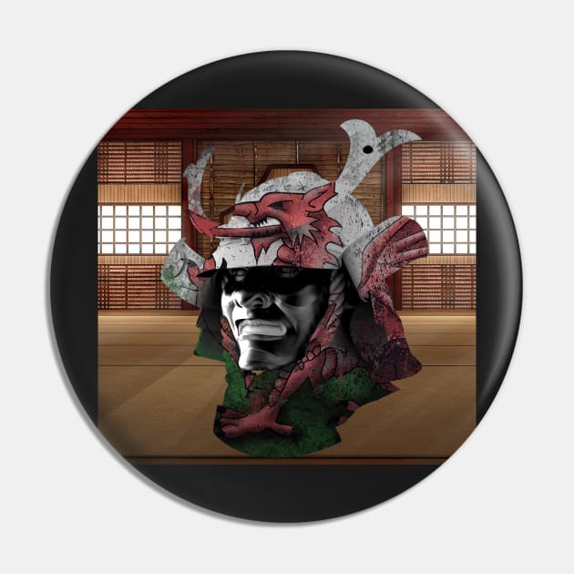 Welsh samurai Pin by ukemiordie