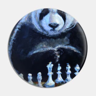 Panda Plays Chess Pin