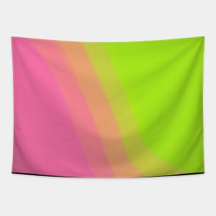 Pink Green Watermelon Ombre Color Blend Tapestry